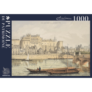 Boite de Puzzle - Château d'Amboise par Asselineau - 1000 pièces