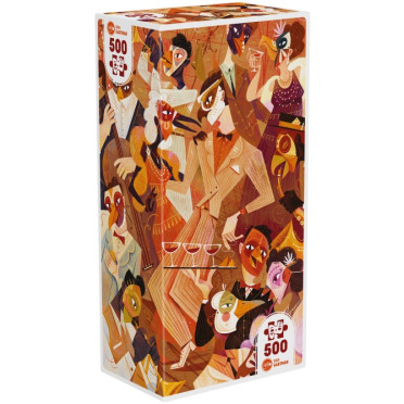 Boite de Puzzle Universe - Jazz Masks- 500 Pièces