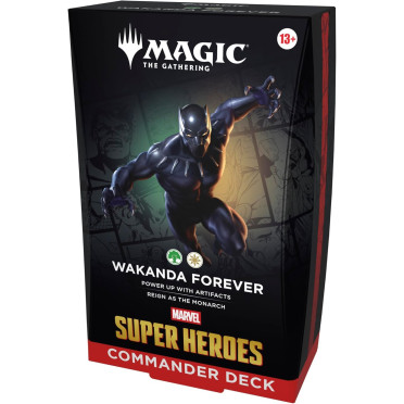 Boite de Magic: The Gathering - Marvel Super Heroes Commander Deck - Wakanda Forever