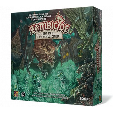 Boite de Zombicide - Black Plague : No Rest for the Wicked - Occasion