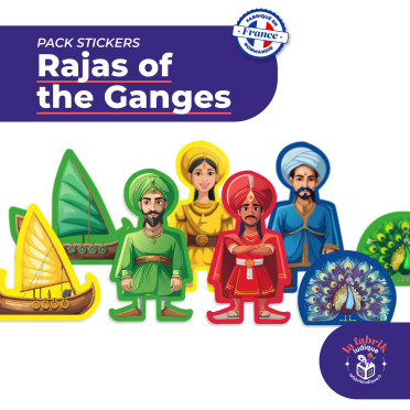 Boite de Rajas of the Ganges - Pack de stickers