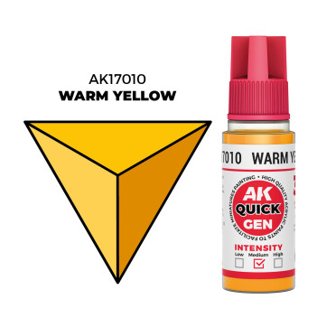 Boite de Quick Gen Color Ak Interactive - Warm Yellow