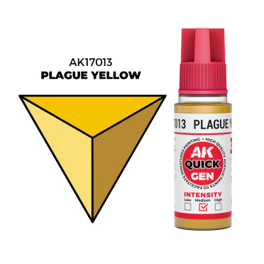 Boite de Quick Gen Color Ak Interactive - Plague Yellow
