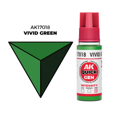 Boite de Quick Gen Color Ak Interactive - Vivid Green