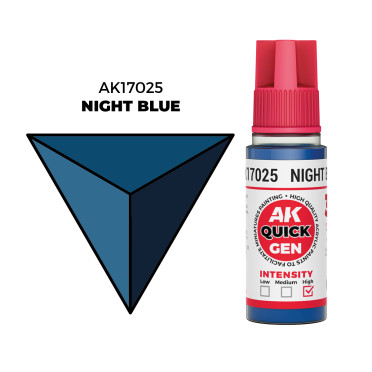 Boite de Quick Gen Color Ak Interactive - Night Blue