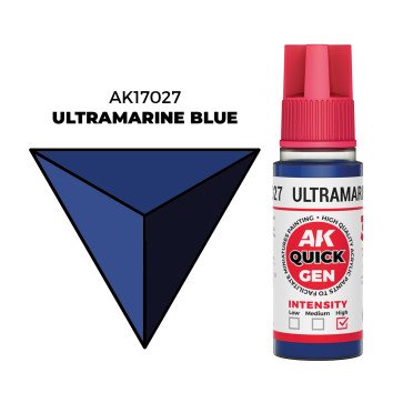 Boite de Quick Gen Color Ak Interactive - Ultramarine Blue