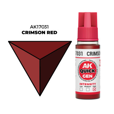 Boite de Quick Gen Color Ak Interactive - Crimson Red