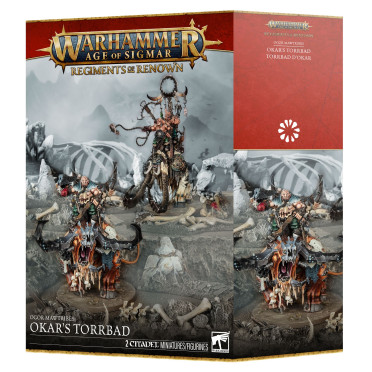 Boite de Age of Sigmar : Ogor Mawtribes - Régiment de Renom : Le Torrbad d'Okar