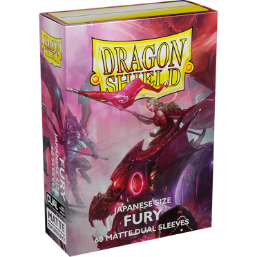 Boite de Dragon Shield - 60 Japanese Matte Dual Sleeves: Fury