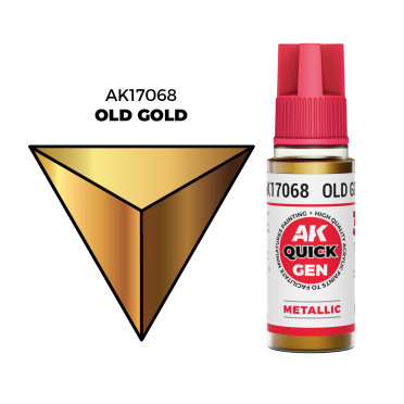 Boite de Quick Gen Color Ak Interactive - Old Gold