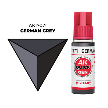Boite de Quick Gen Color Ak Interactive - German Grey