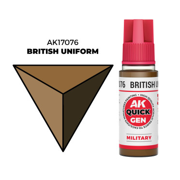 Boite de Quick Gen Color Ak Interactive - British Uniform