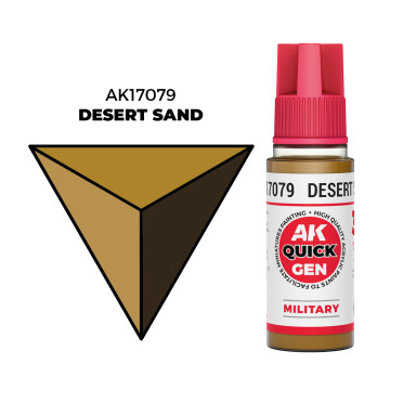 Boite de Quick Gen Color Ak Interactive - Desert Sand
