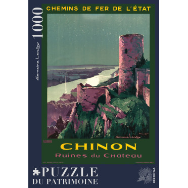 Boite de Puzzle - Forteresse royale de Chinon par Lavalley - 1000 pièces