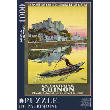 Boite de Puzzle - Forteresse royale de Chinon par Richard - 1000 pièces