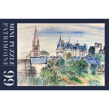 Boite de Puzzle - Château de Langeais par Raoul Dufy - 99 pièces