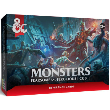 Boite de Dungeons & Dragons - Monster Reference Cards: Fearsome and Ferocious