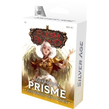 Boite de Flesh & Blood - Usurp the Shadow Throne - Silver Age Deck Prisme