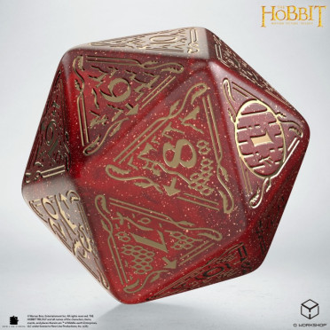 Boite de The Hobbit Spindown D20 - Ember TCG Jumbo Die