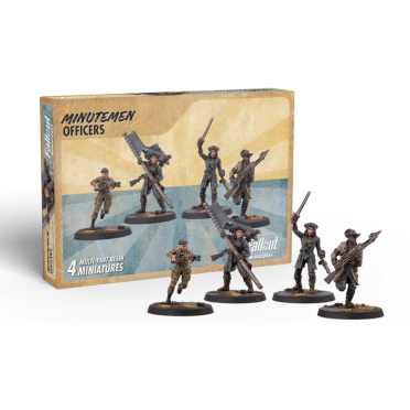 Boite de Fallout: Miniatures - Minutemen Officers