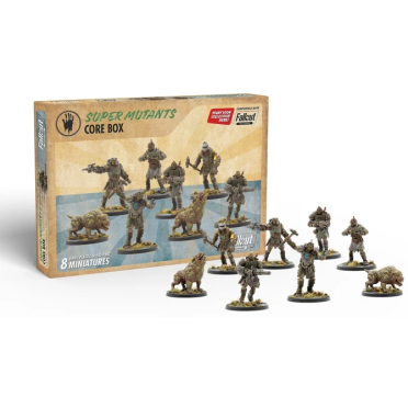Boite de Fallout Miniatures: Super Mutants Core Set