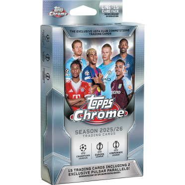 Boite de TOPPS - Chrome UCC 2026 - Hanger Box 15 cartes