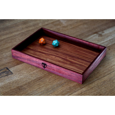 Boite de Dice Tray Tarsia Classic - Padouk
