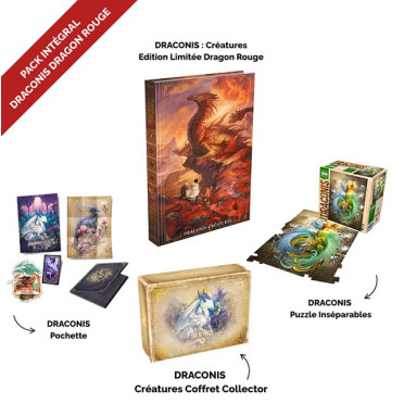 Boite de Draconis : Créatures - Pack Intégral Dragon Rouge