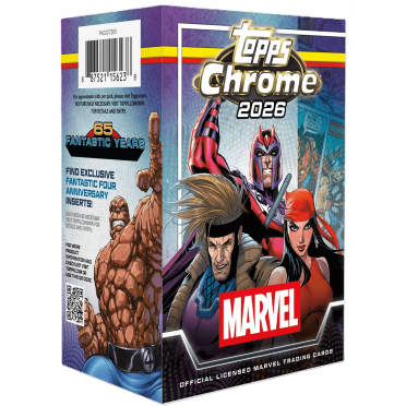 Boite de Topps - Chrome Marvel 2026 - Value Box 32 cartes