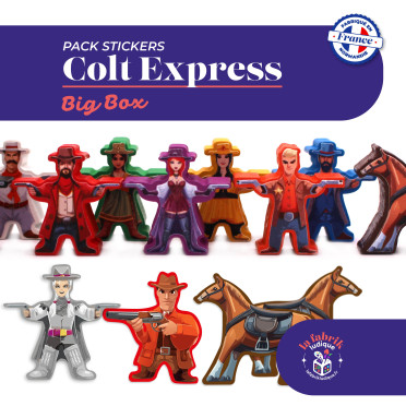 Boite de Colt Express : Big Box - Pack de stickers