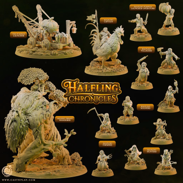 Boite de Cast n Play - Chroniques Halfelines - Set Complet