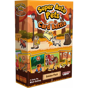 Boite de Super Auto Pets Card Battle : Golden Pack
