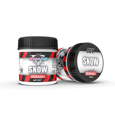Boite de Texture AK-Interactive - Wargame Terrains Snow 100ml