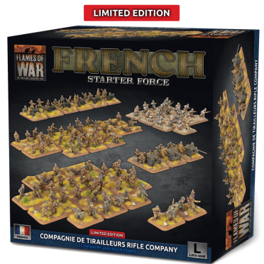 Boite de Flames of War - Liberation of Italy - Compagnie De Tirailleurs Rifle Company (Limited Edition) - Occasion