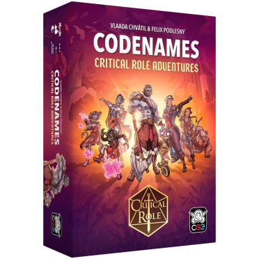 Boite de Codenames - Critical Role Adventures