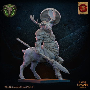 Boite de Lost Kingdom miniatures - Hardes bestiales - Chef centaure