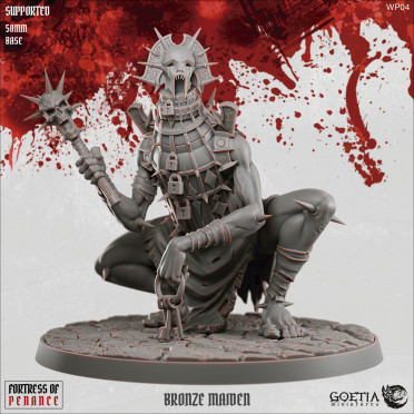Boite de Goetia Miniatures - Fortress of Penance - Vierge de Bronze