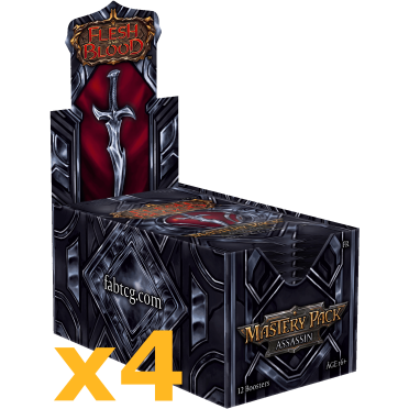 Boite de Flesh & Blood - Mastery Pack: Assassin - Lot de 4 Boites de 12 Boosters