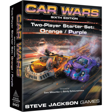 Boite de Car Wars: 2-Player Starter Set Orange/Purple