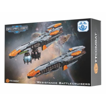 Boite de Dropfleet Commander - Resistance Plastic Battlecruisers
