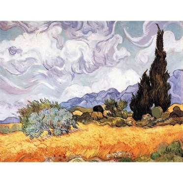 Boite de Puzzle - Vincent Van Gogh - Les Blés Jaunes-1000 pièces - Occasion