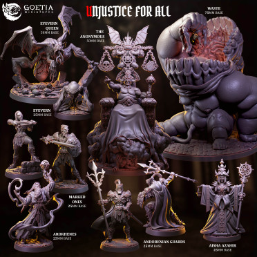 Boite de Goetia Miniatures - Unjustice for All - Set Complet