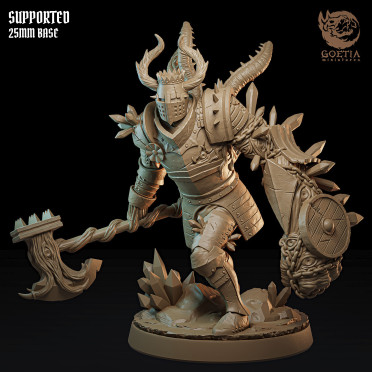 Boite de Goetia Miniatures - Peak of Madness - Chevalier Contaminé