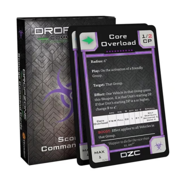 Boite de Dropzone Commander - Scourge Command Cards