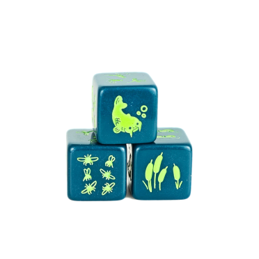 Boite de Set de 4 D6 – Marais