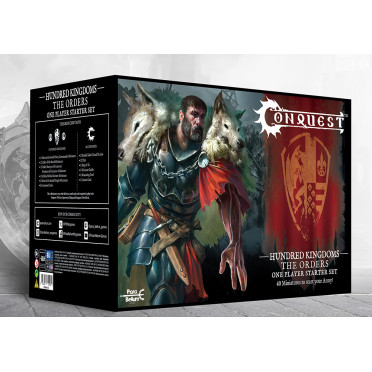 Boite de Conquest - Hundred Kingdoms - The Orders One Player Starter 2026