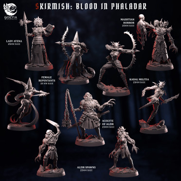 Boite de Goetia Miniatures - Blood in Phaladar - Set Complet