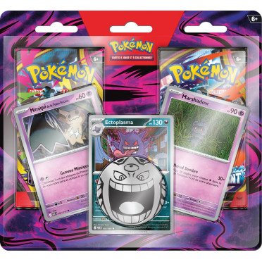 Boite de Pokémon - Duopack Chaos Ascendant et Nuit Noire + 3 cartes promos