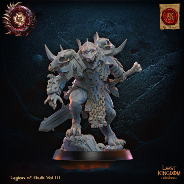 Boite de Lost Kingdom miniatures - Legion of Skulls - Seigneur loup-garou