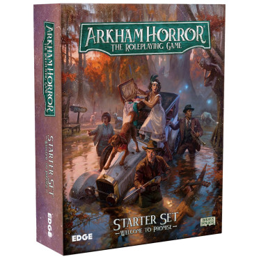 Boite de Arkham Horror RPG -  Starter Set - Welcome to Promise